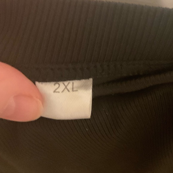 American Trends Black Maternity 2pc Swimsuit Size 2X - Picture 5 of 6